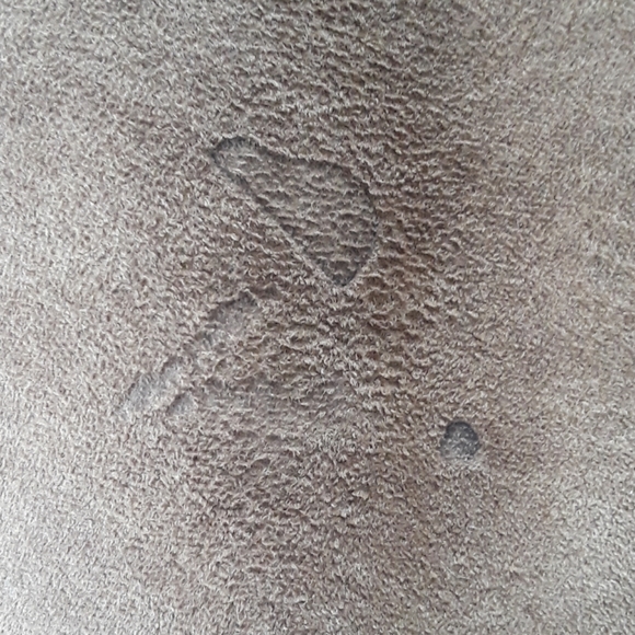 ESPRIT vintage suede shearling VEGAN Jacket - Picture 6 of 6